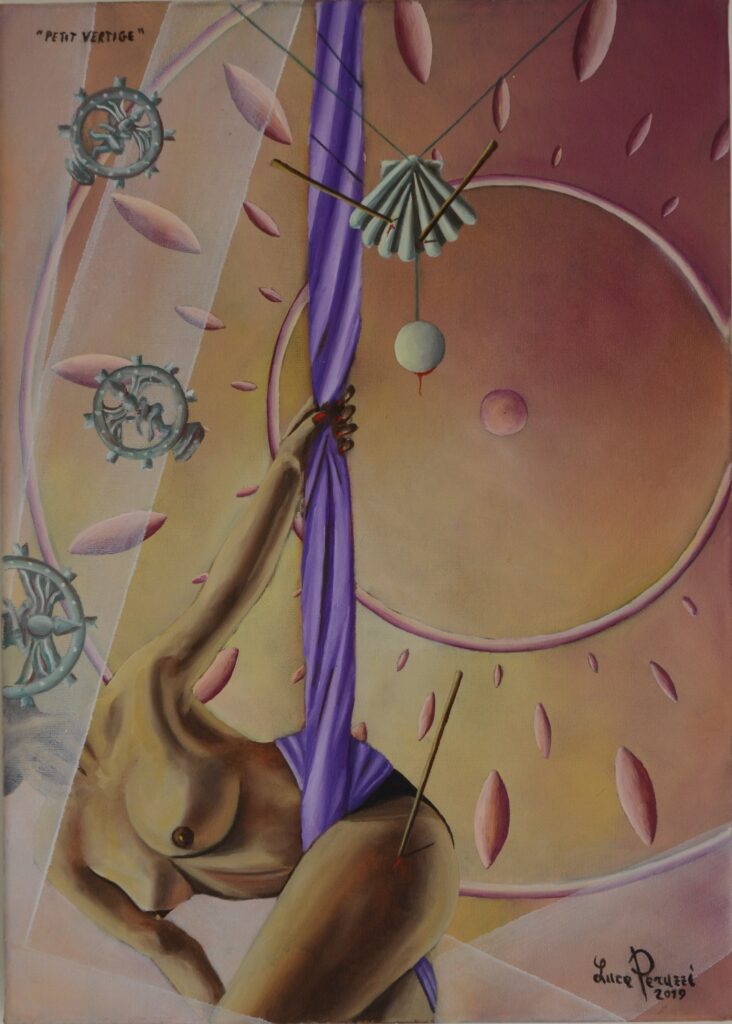 2019, Petit vertige, 25x35, olio su tela