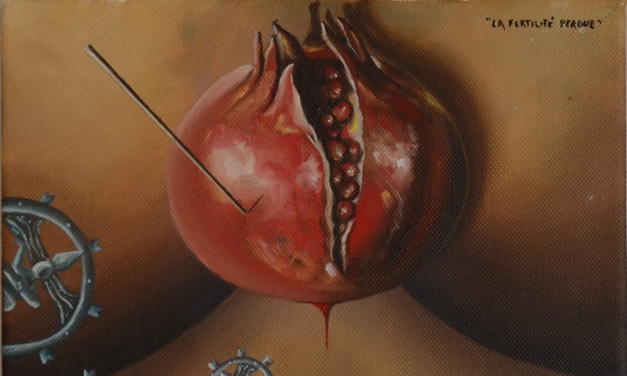 2019, La fertilité perdue , 24x18, olio su tela