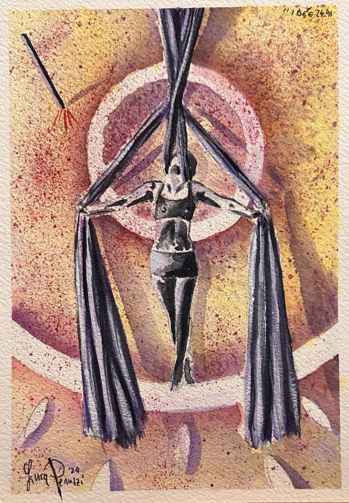 2024, Idée 24.91, acquerello e gouache su carta Arches, cm 14,8x 21